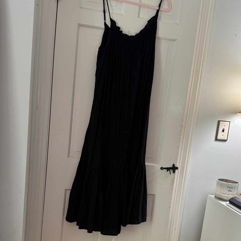J crew Black Maxi Dress